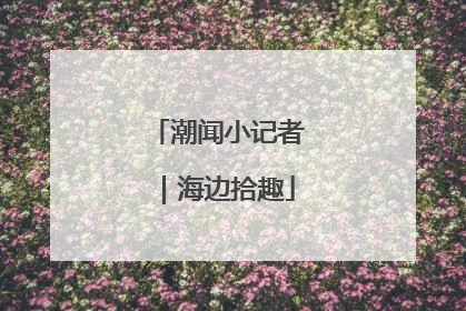 潮闻小记者｜海边拾趣