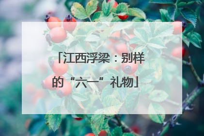 江西浮梁：别样的“六一”礼物