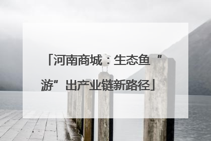 河南商城：生态鱼“游”出产业链新路径