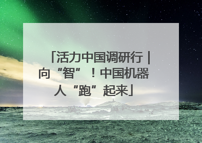 活力中国调研行｜向“智”！中国机器人“跑”起来
