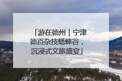 游在德州｜宁津德百杂技蟋蟀谷，沉浸式文旅盛宴