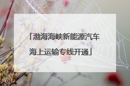 渤海海峡新能源汽车海上运输专线开通