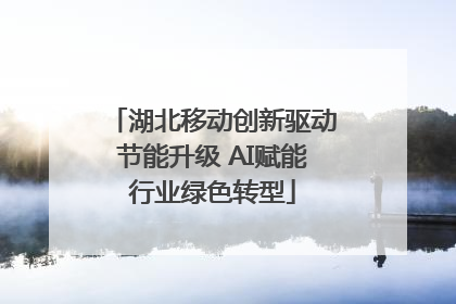 湖北移动创新驱动节能升级 AI赋能行业绿色转型