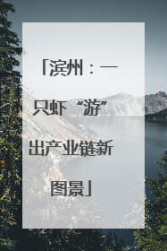 滨州：一只虾“游”出产业链新图景