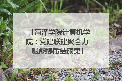 菏泽学院计算机学院：党建联建聚合力 赋能提质结硕果