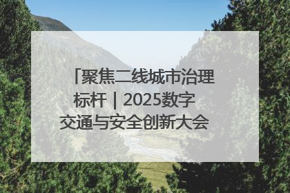 聚焦二线城市治理标杆｜2025数字交通与安全创新大会在保定隆重开幕