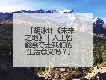 胡泳评《未来之地》︱人工智能会夺走我们的生活意义吗？
