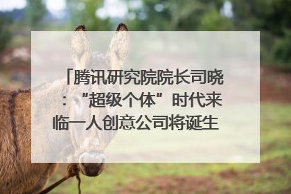 腾讯研究院院长司晓：“超级个体”时代来临一人创意公司将诞生｜聚焦2025文化强国建设高峰论坛