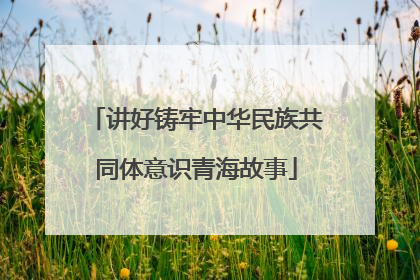 讲好铸牢中华民族共同体意识青海故事