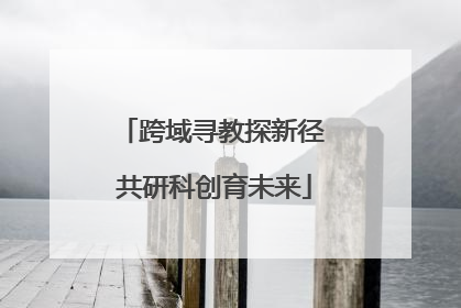 跨域寻教探新径 共研科创育未来