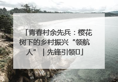 青春村余先兵：樱花树下的乡村振兴“领航人”｜先锋引领⑪