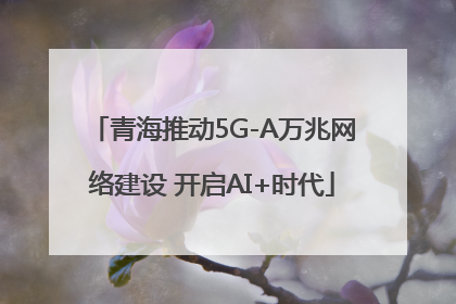 青海推动5G-A万兆网络建设 开启AI+时代