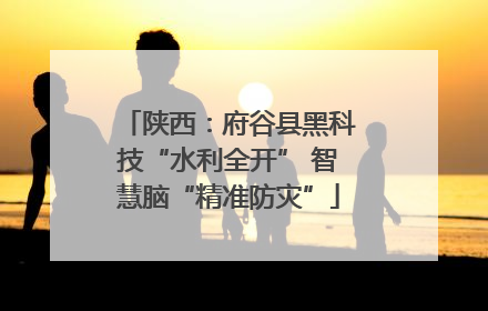 陕西：府谷县黑科技“水利全开” 智慧脑“精准防灾”