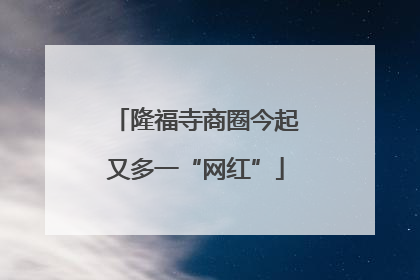 隆福寺商圈今起又多一“网红”