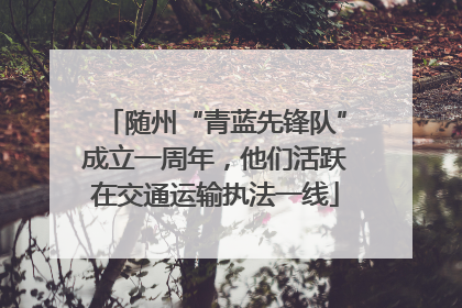随州“青蓝先锋队”成立一周年，他们活跃在交通运输执法一线