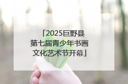 2025巨野县第七届青少年书画文化艺术节开幕