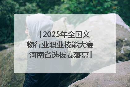 2025年全国文物行业职业技能大赛河南省选拔赛落幕