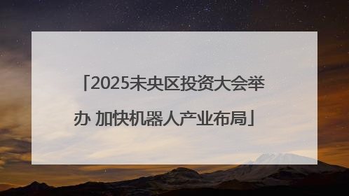 2025未央区投资大会举办 加快机器人产业布局