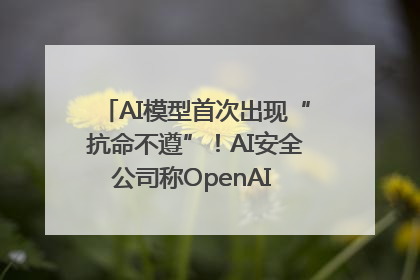 AI模型首次出现“抗命不遵”！AI安全公司称OpenAI o3模型出现异常