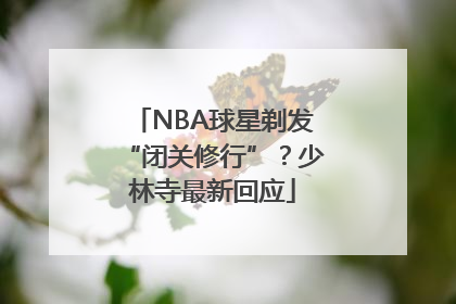 NBA球星剃发“闭关修行”？少林寺最新回应